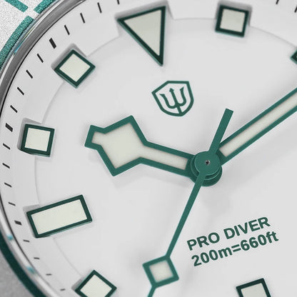 Watchdives WD1969 Pro Quartz Watches New Dial VH31 Sweep Seconds Movement 200m Waterproof Men Watches Luminous Luxury Watches