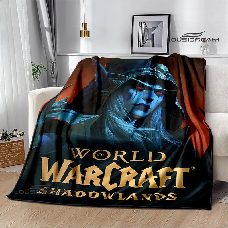 Game World of Warcraft Printed Blanket Picnic blanket Warm Flannel blankets Home bed linings blankets for beds Birthday Gift