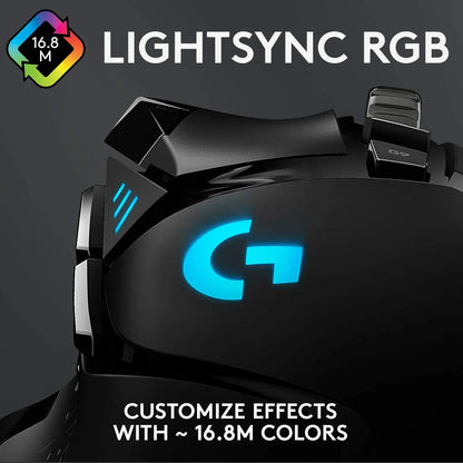 Logitech G502 HERO Gaming Mouse – Wired Gaming Mouse with HERO 25K Sensor, 25,600 DPI, 11 Programmable Buttons, RGB & Adjustable Weights