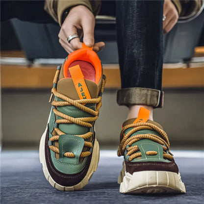 Lässige Herren-Sneaker – Frühlingsmode – Vielseitige Low-Top-Skateboard-Schuhe für Herren, geeignet für Outdoor-Sportarten