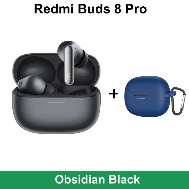 New Xiaomi Redmi Buds 8 Pro Wireless Bluetooth 5.4 Earbuds – 55dB Active Noise Cancelling TWS Earphones with AI Clear Call, 3-Mic System, Hi-Res Audio LDAC, Global Version