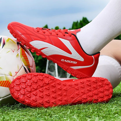 Chaussures de Football respirantes pour hommes, baskets de Futsal ultralégères d'entraînement professionnel, crampons d'herbe unisexes, Sport de Match