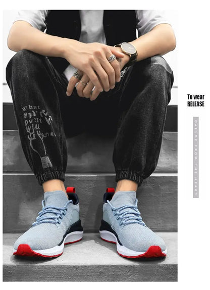 NEW Mijia Sport Shoes 4 Lightweight Ventilate Elastic Knitting Leisure Shoes Breathable Non Slip Sneaker Running Trainer Sneaker