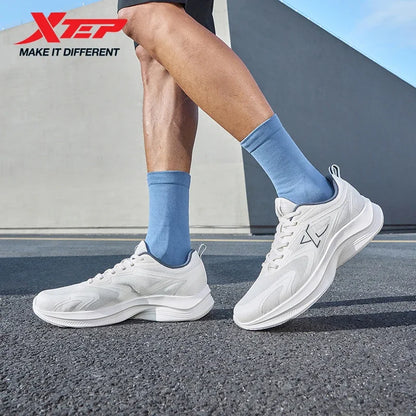 XTEP Running Shoes Men's 2025 Summer Mesh Breathable Comfortable Wear-Resistant Sports Shoes Commuting Casual Shoes 875319110025