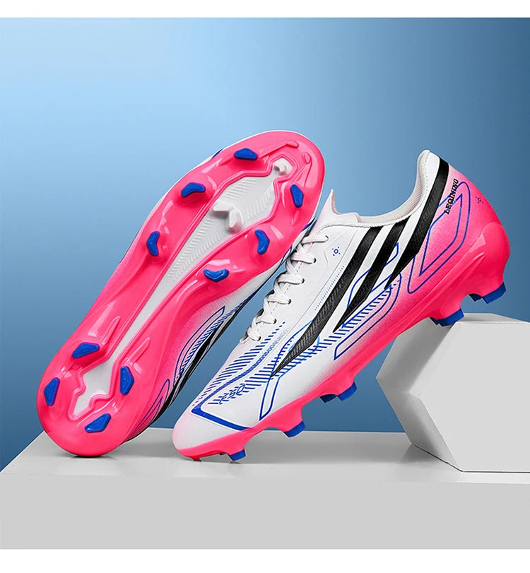 Chaussures de football professionnelles AG pour hommes, résistantes, décontractées, à crampons, antidérapantes, Fast Foo451·a