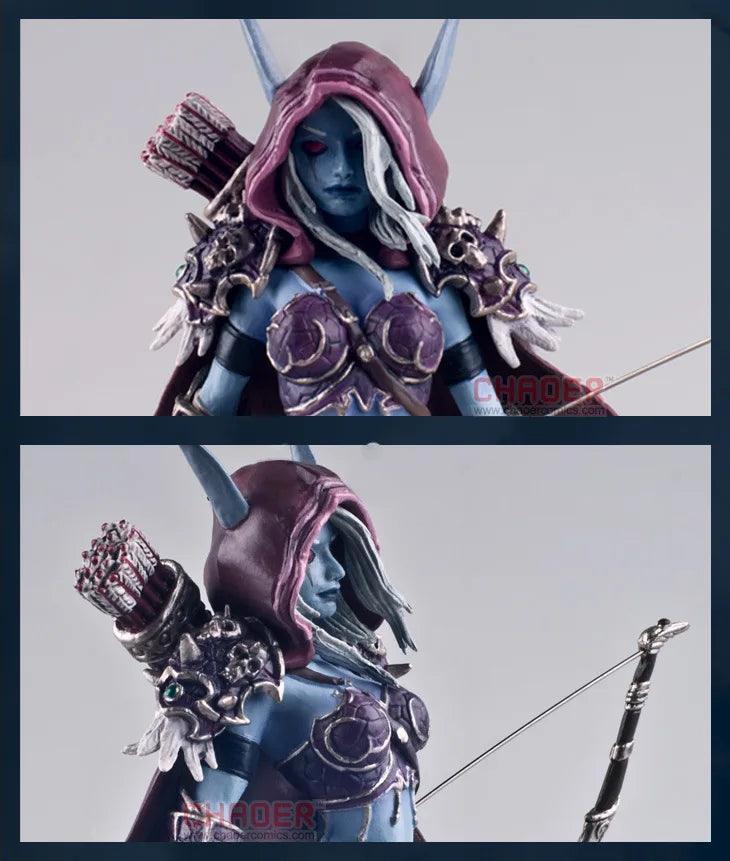 Sylvanas Windrunner World Of Warcraft Action Figures The Queen of the Undead Handmade Model Collection Ornaments Kid Gifts Toys