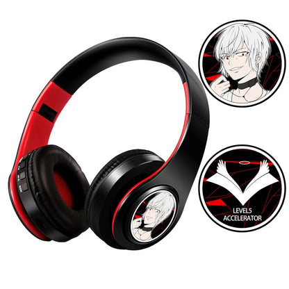 Miku Nakano Sanjiu Bluetooth 5.0 Over-Ear Anime Headphones – Wireless Stereo Gaming Headset with Deep Bass, Microphone & TF Card Support