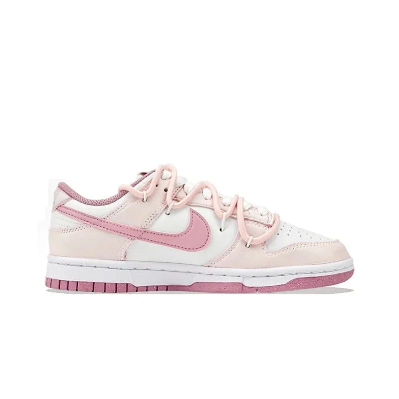 Spersonalizowane trampki Nike Dunk „Honeyed Rose” – nowe chińskie ręcznie malowane damskie buty skateboardowe typu low-top z motywem serca