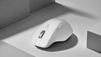 Keychron M6 Wireless Mouse with PixArt 3950 Sensor, 8K Polling Rate, Silent Switches, Dual Scroll Wheels, Bluetooth & 2.4GHz Ergonomic Mouse