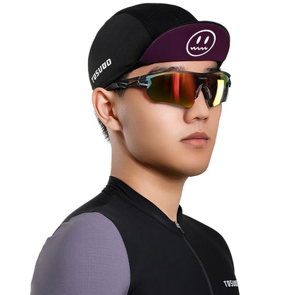 TOSUOD Cycling Cap Breathable Sun Product Quick-dry High Elastic Personality Hat Personality Unisex Outdoor Sport Accessories