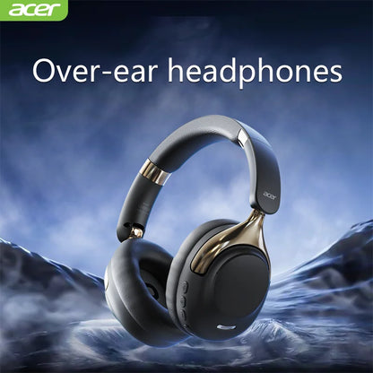 Acer OHR524 ANC Wireless Bluetooth Headphones 360° Surround Sound Gaming Headset with HD Mic, Noise Cancellation & 100H Battery