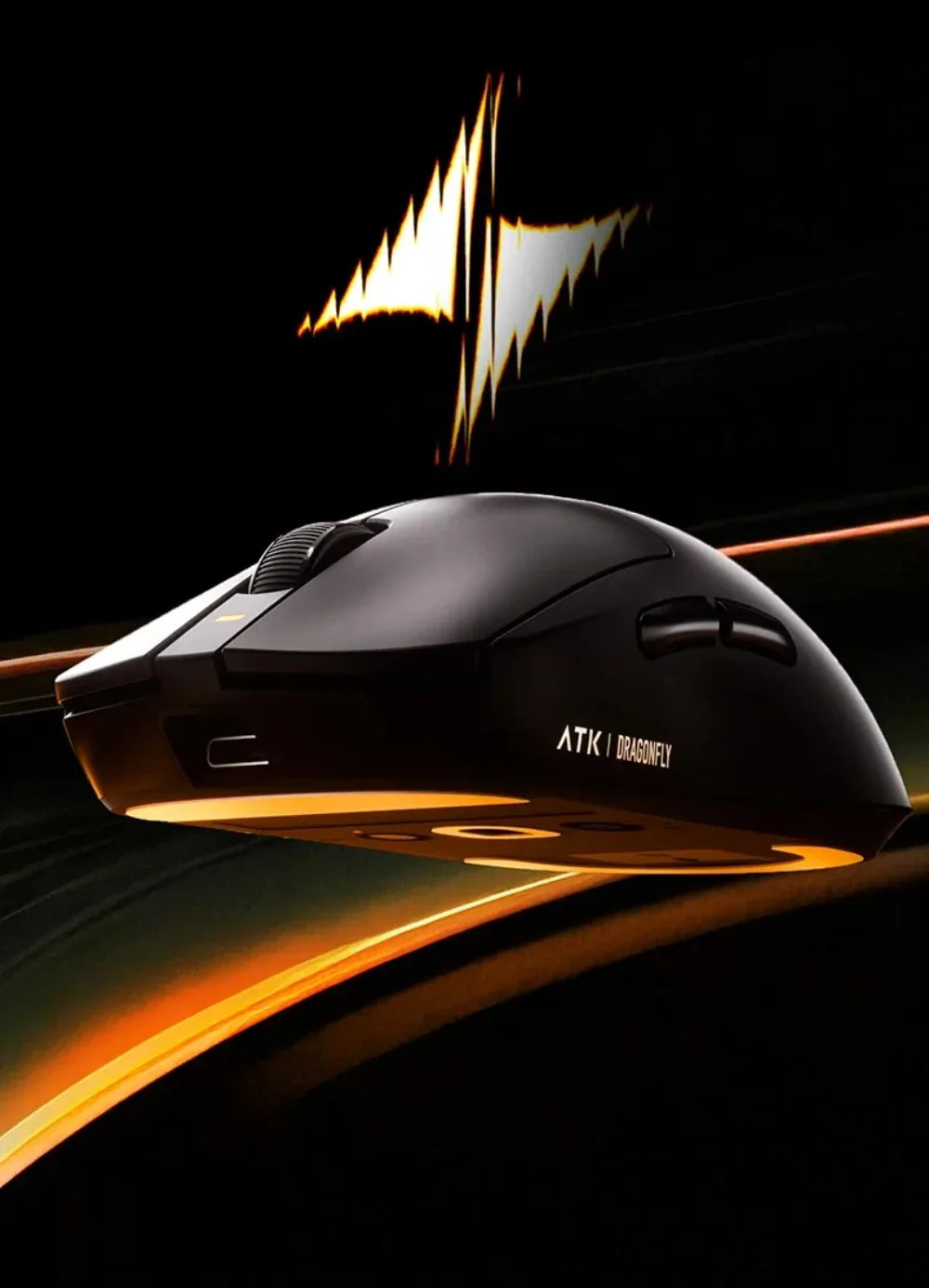 ATK Dragonfly A9 Wireless Gaming Mouse, PAW3950 Sensor, Tri-Mode Bluetooth Mouse, 30,000 DPI, 8KHz Polling Rate, Lightweight Ergonomic Esports Mouse