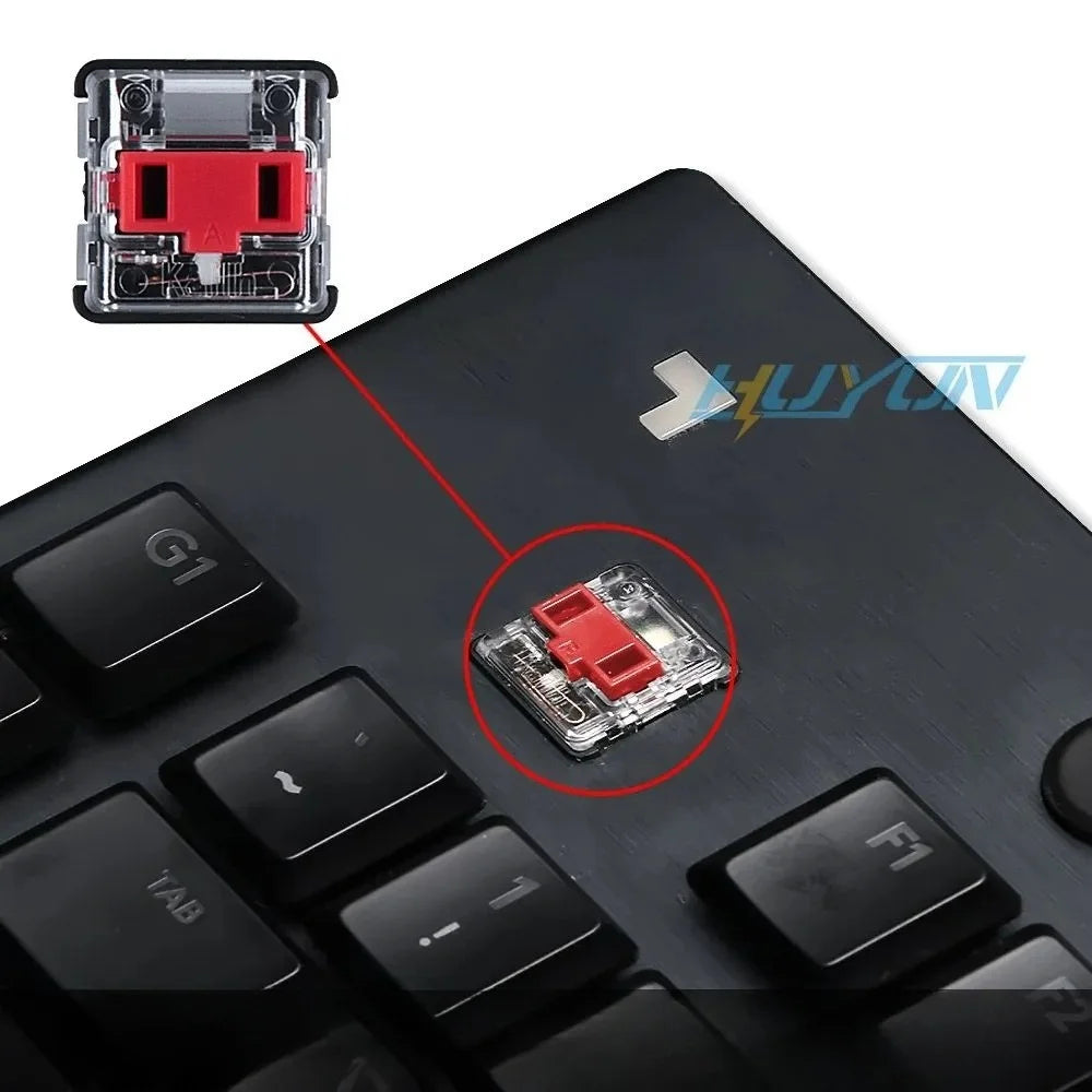 Wireless Gaming Mechanical Keyboard Keycaps Compatible with Logitech G913TKL G915 G813 G815 RGB Transparent Keyboard