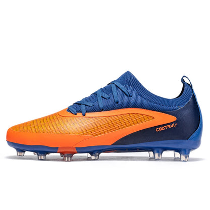 Bottes de Football professionnelles antidérapantes, baskets de sport sur le terrain, TF/FG, chaussures d'entraînement ultralégères, crampons de Football