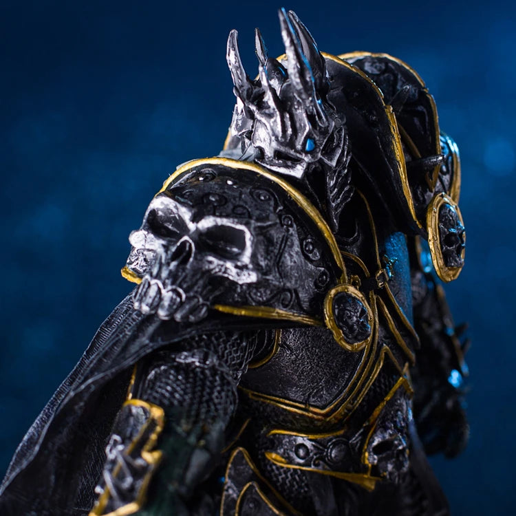 36cm World of Warcraft Game Peripherals 7th Lich King Illidan Stormrage Anime Figure Model Desktop Decoration Gifts Toys Kids