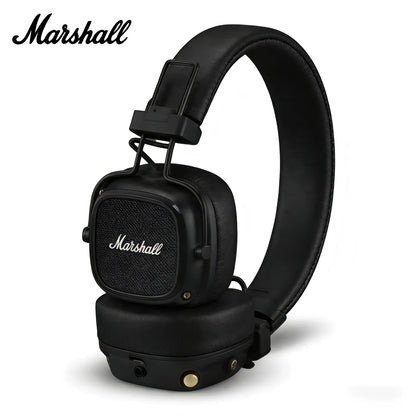 Marshall Major V On-Ear Bluetooth Headphones – Wireless Deep Bass Foldable Headset with Microphone for Sports, Gaming & Everyday Use