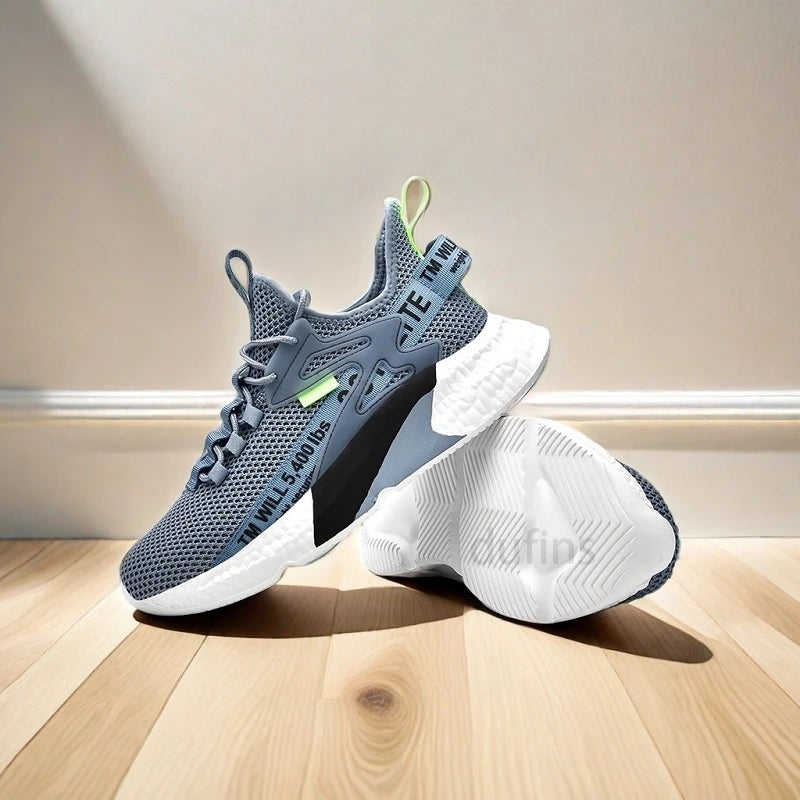 Zapatillas nuevas para hombre, deportivas, ligeras, informales, de moda, para correr, elásticas, de ocio, de malla, de verano, deportivas, de tenis, para hombre, para caminar, talla