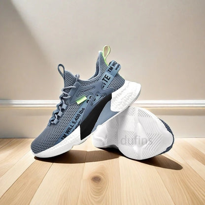 Zapatillas nuevas para hombre, deportivas, ligeras, informales, de moda, para correr, elásticas, de ocio, de malla, de verano, deportivas, de tenis, para hombre, para caminar, talla