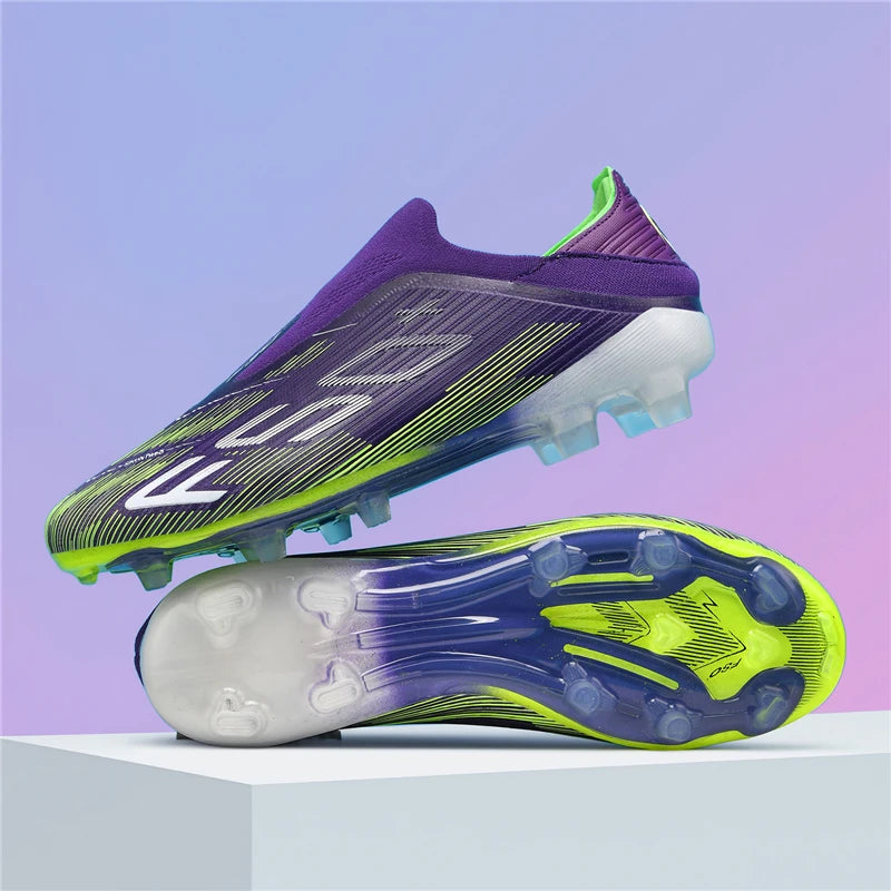 New Men Soccer Shoes Match Football Boots Sneakers Non-Slip Grass Cleats High-quality Futsal Indoor Hot-selling High-top Outdoor