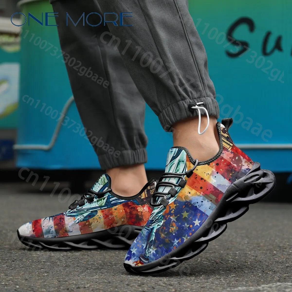 Amerikanische 250er-Serie zum Unabhängigkeitstag – Freizeit-Schuhe für Jungen und Mädchen – Personalisiert – Exklusives Design mit amerikanischer Flagge – Coole Sportschuhe für Kinder – Auf Lager