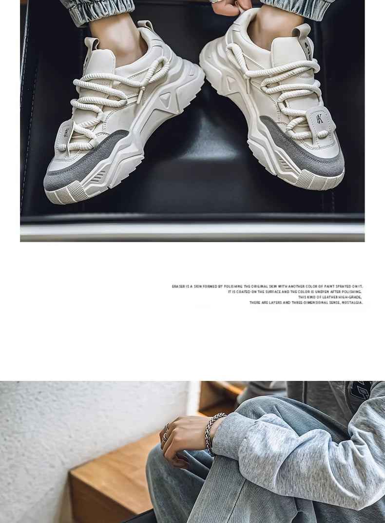 Lässige Herren-Sneaker – Frühlingsmode – Vielseitige Low-Top-Skateboard-Schuhe für Herren, geeignet für Outdoor-Sportarten