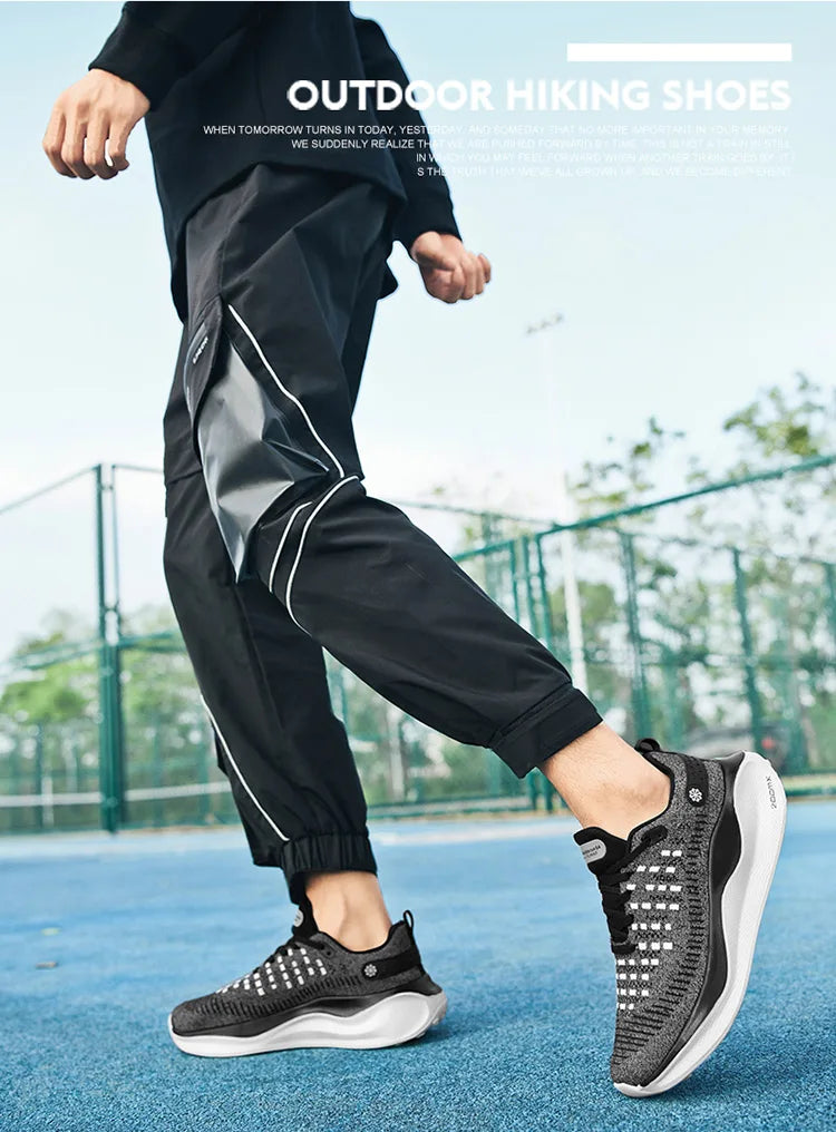 Nieuwe hardloopschoenen voor heren, sportief en casual, luxe modieuze sneakers, lichtgewicht, ademend, comfortabel voor joggen en wandelen