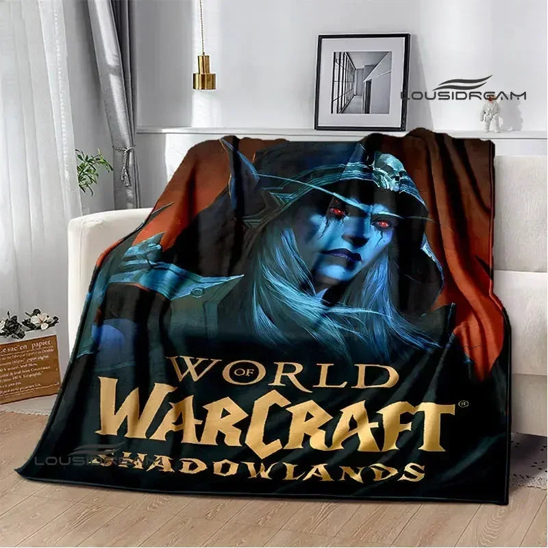 Game World of Warcraft Printed Blanket Picnic blanket Warm Flannel blankets Home bed linings blankets for beds Birthday Gift