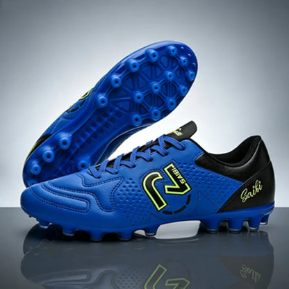 Chaussures de sport unisexes haute adhérence, tige en PU tissé, crampons TPU AG FG, contrôle de précision, antidérapantes, chaussures de sport pour hommes