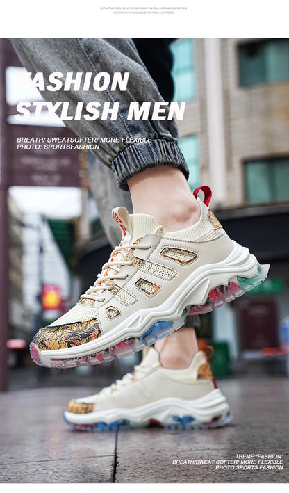 2023 new Shoes For men Sneakers Male casual Mens Shoes tenis Luxury shoes Trainer Race Breathable Shoes fashion loafers running