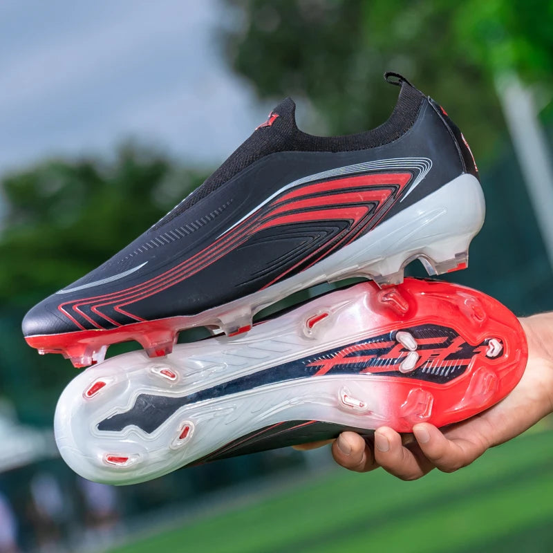 Nouvelles chaussures de football pour hommes, chaussures de football de haute qualité pour l'entraînement, crampons pour terrain gazonné, baskets très vendues, chaussures de futsal pour matchs en salle, antidérapantes po