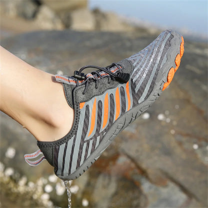 Unisex Quick Dry Water Shoes Men Women Colorful Beach Swimming Surfing Seaside Aqua Shoes Couple Barefoot Upstream Sneakers