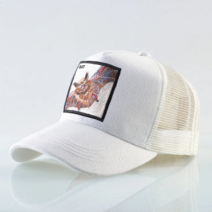 Streetwear Trucker Caps With Scorpion Patch Men's Snapback Hip Hop Baseball Cap For Women Four Seasons Fashion Casquette Hats