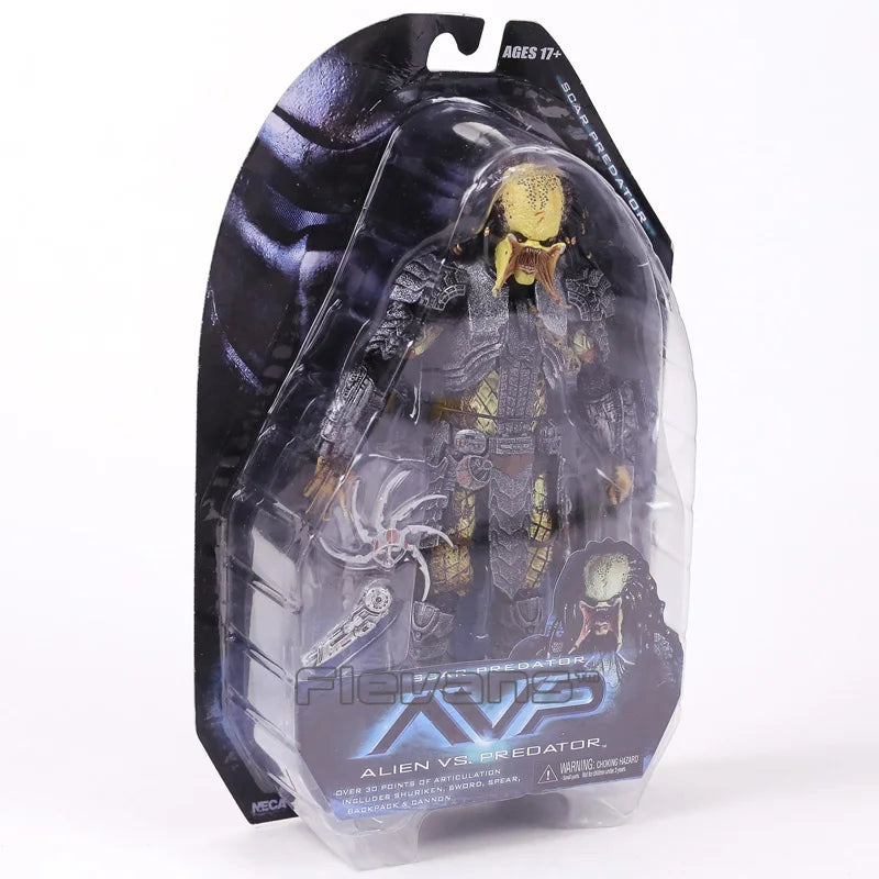 NECA AVP Alien vs. Predator Chopper Celtic Scar Predator 7" Action Figure Joint Movable Model Toy