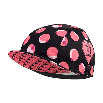 Red Retro Cycling Cap Black Series Most Popular Polyester Cycling Caps Sports Quick Dry Bicycle Hat Men Women Wear Absorb Sweat