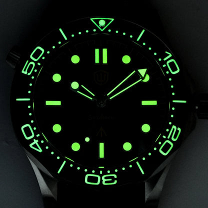 Watchdives 42mm Seafarer Grade 2 Titanium NTTD Dive Watch WD007Q V2 VH31 Sweep Second Quartz Movement Luminous Sapphire Watches