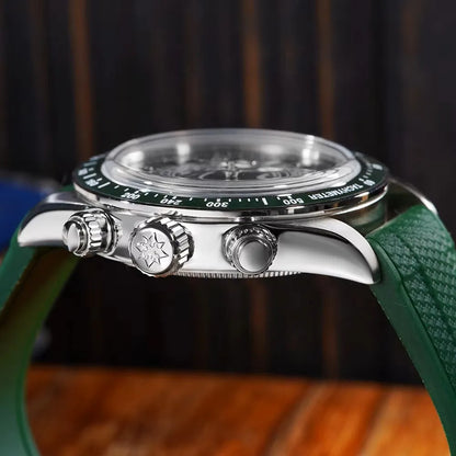 FARASUTE 2026 New Fashion Speed Sports Chronograph Wristwatch For Men 100M Waterproof Japan VK64 Quartz Movement Watch Male