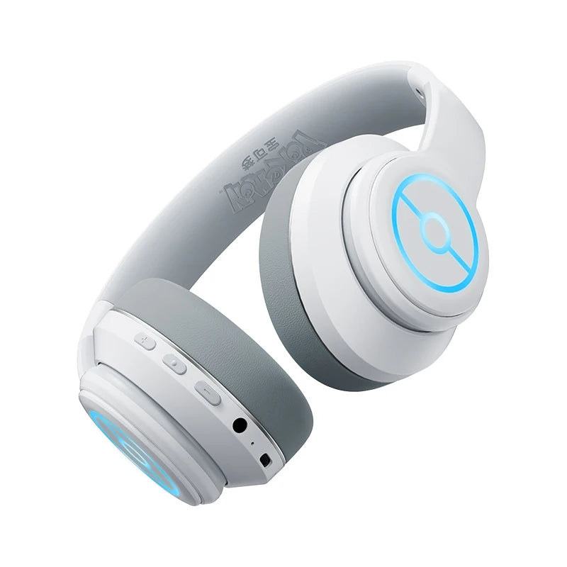 CHENFENG Wireless RGB Bluetooth Headphones with Active Noise Cancelling, HiFi Stereo Wireless Bluetooth Headphones with Microphone for Gaming, Music, Sports & Travel