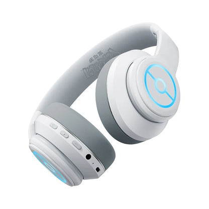 CHENFENG Wireless RGB Bluetooth Headphones with Active Noise Cancelling, HiFi Stereo Wireless Bluetooth Headphones with Microphone for Gaming, Music, Sports & Travel