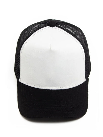 New men's and women's universal mesh suede work cap, men's baseball cap, breathable sports cap for spring and summer.