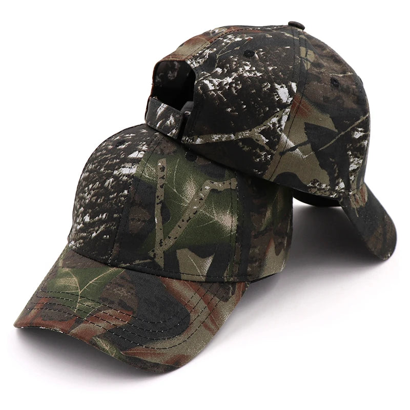 Camouflage til mænd og kvinder, baseballkasket, udendørssport, jungle, jagt, solhat, unisex, bomuld, taktiske kasketter, Gorras MZ0438