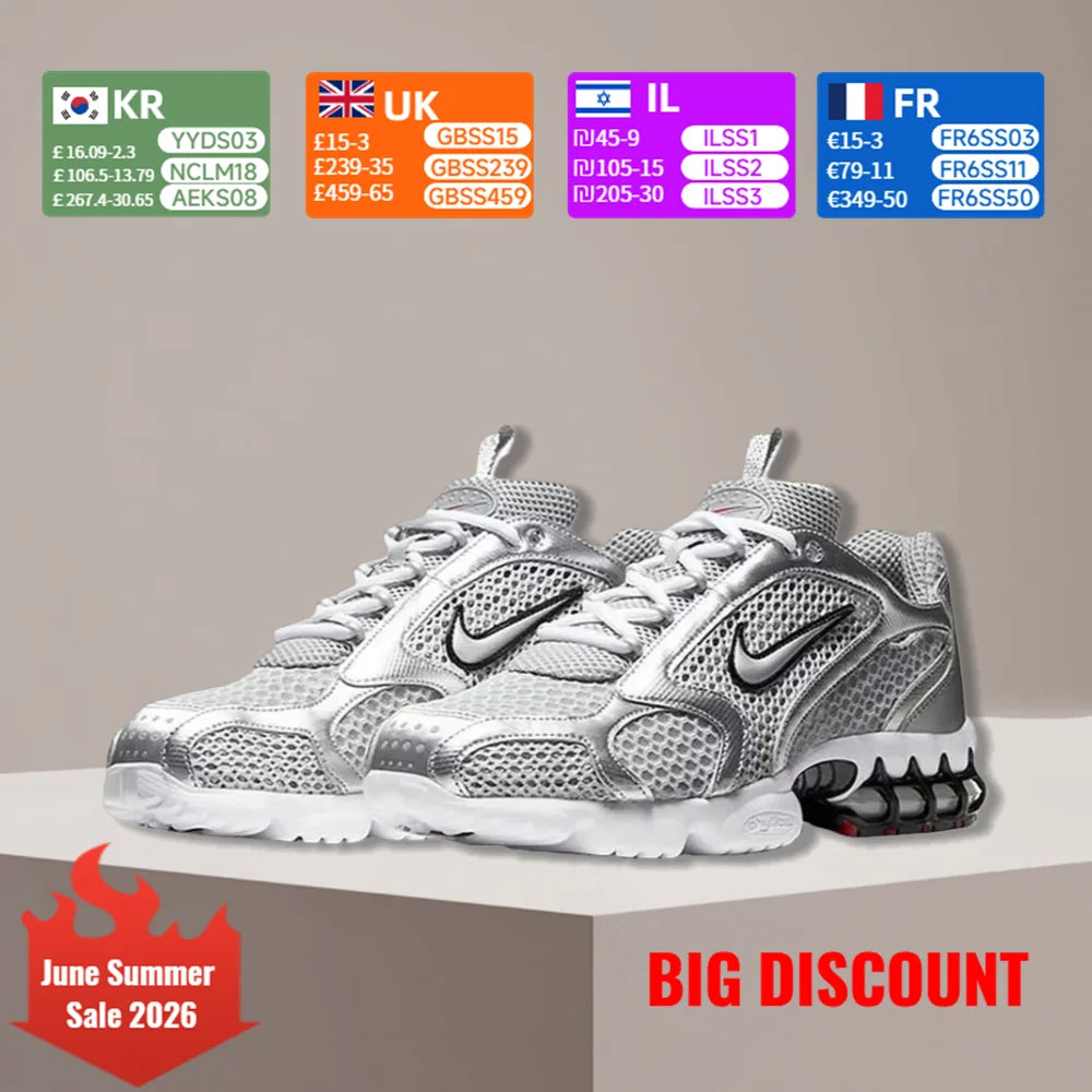 Nike Air Zoom Spiridon Cage 2 Unisex-sneakers | Retro-komfort og forbedret støddæmpning | Til hverdagsbrug CJ1288-001