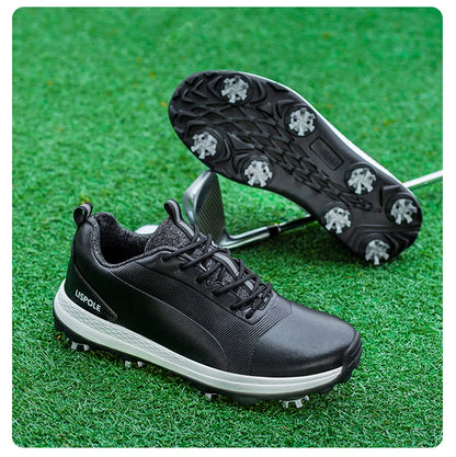 Hot Sale Lersure Golf Shoes Men Waterproof Golf Spikes Sneakers Professional Non-Slip Golf Footwear Trainers Luxury Sports Shoes