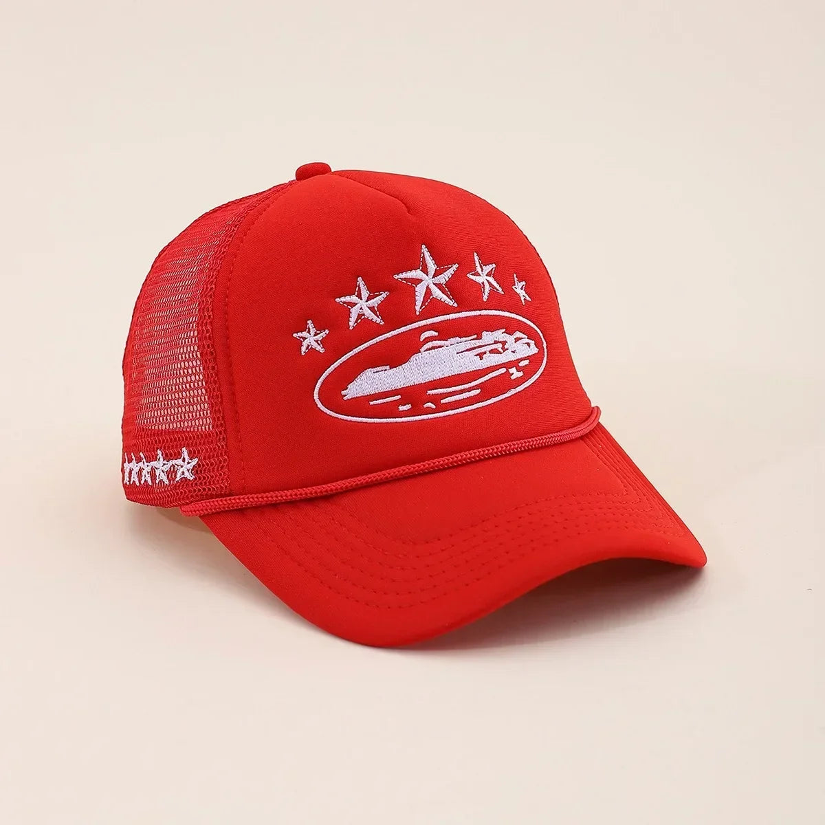 New Unisex Pentagram Baseball Hats Hip Hop Adjustable Breathable Personal Sunshade Mesh Versatile Street Fashion Trucker Caps