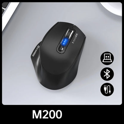 USB Wired Mouse RGB Backlight Silent Ergonomic Mouse with Adjustable DPI for PC, Laptop, Office, Gaming & Home Use