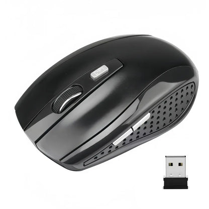 Wireless Mouse 2.4G Silent Optical Mouse with Adjustable 1600 DPI, Portable Wireless Mouse for Laptop, Notebook, PC & MacBook