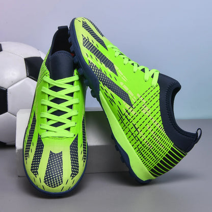Chaussures de football pour homme, chaussures de futsal, chaussures de football en salle, sport, match, entraînement, enfants, crampons TF, gazon, cheville, best-seller, haute qualité, légères