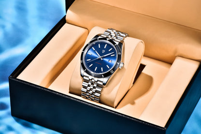 PAGANI DESIGN O-Graph Blue 2026 New Men's Mechanical Watches Luxury Automatic Watch For Men AR Sapphire glass Wristwatch Men
