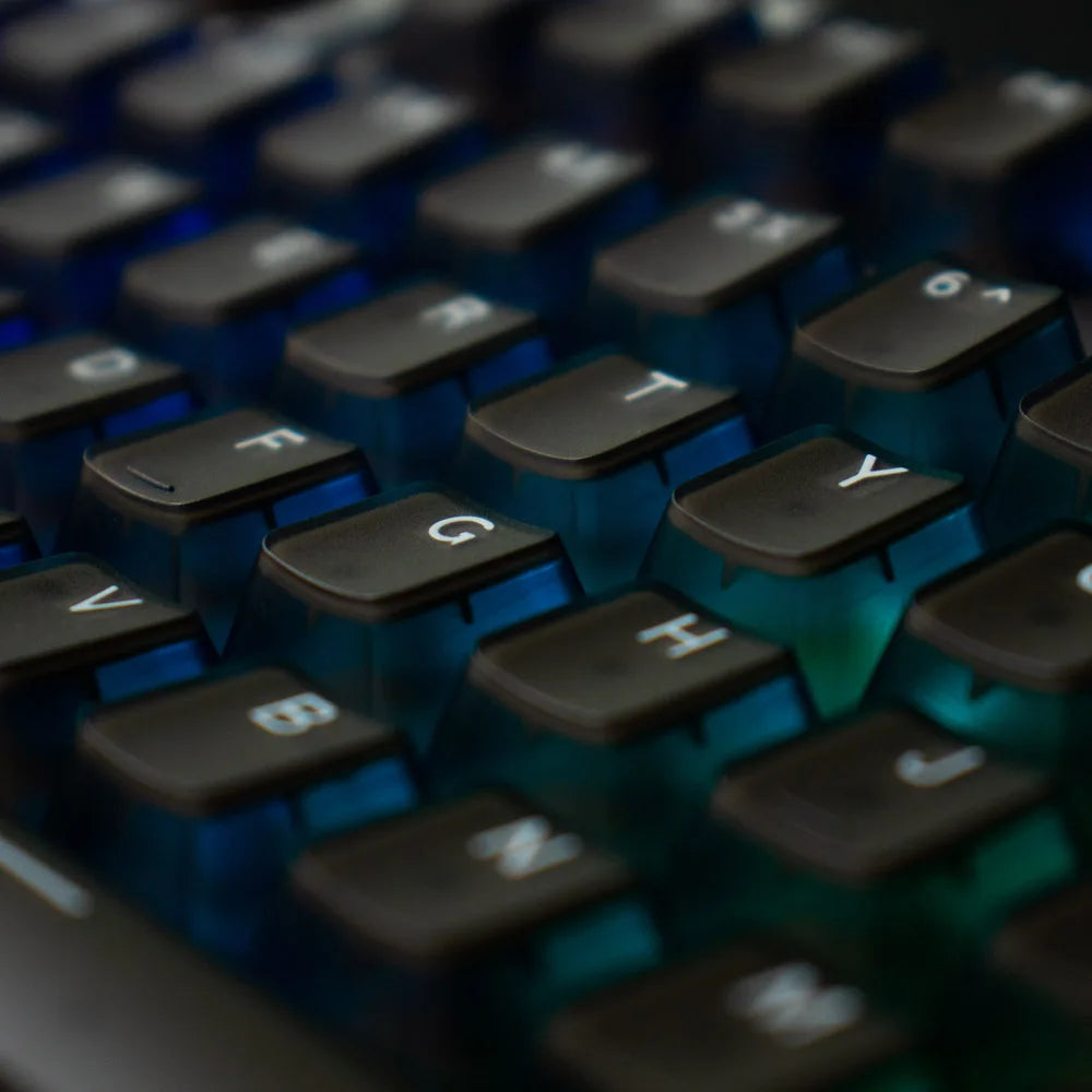 132 Keys OEM Profile Transparent Clear Keycaps For Mx Switch Mechanical Keyboard ABS Keycap RGB backlit Game Keyboard Key caps