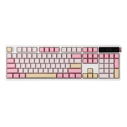 EPOMAKER TH108 PRO 100% Full-Sized Hot-Swap Wired/BT/2.4Ghz Wireless Mechanical Keyboard with Screen & Knob 10000mAh Battery