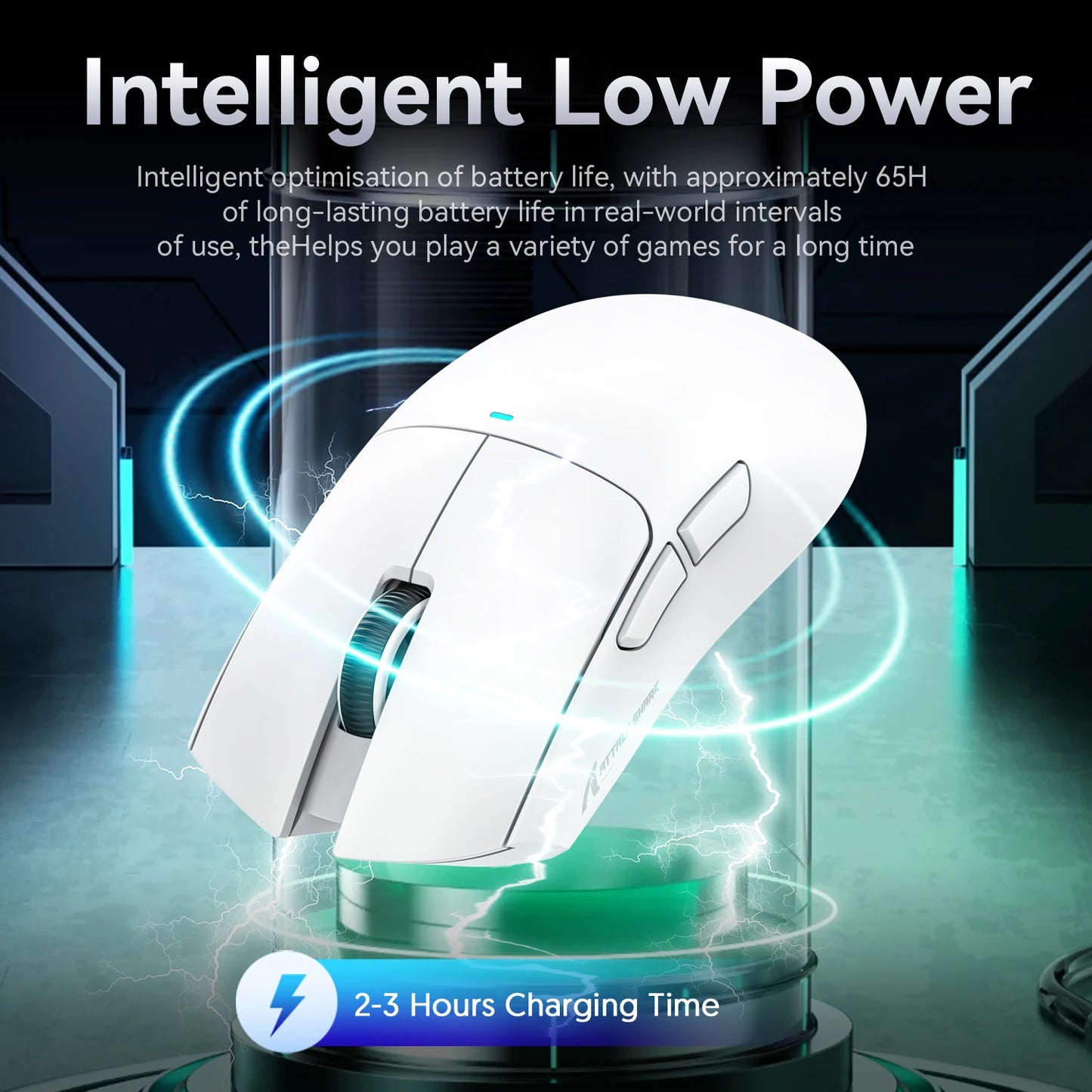 ATTACK SHARK X11 Wireless Gaming Mouse, 22K DPI PAW3311 Tri-Mode Gaming Mouse, Bluetooth 2.4G Wired RGB Lightweight Gaming Mouse